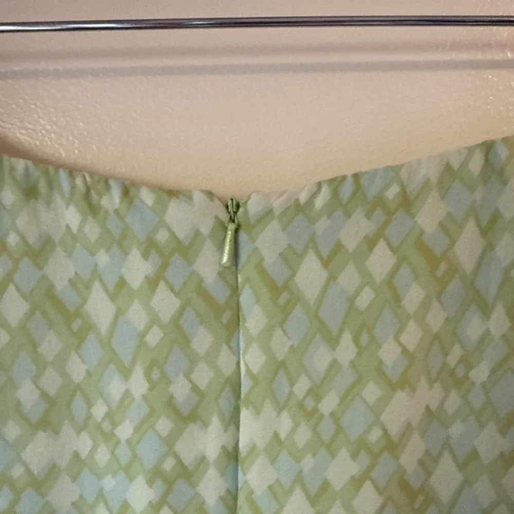 Cynthia‎ Howie Womens Silk Skirt Ruffle Fairycore Size 14P Green Whimsical NWT